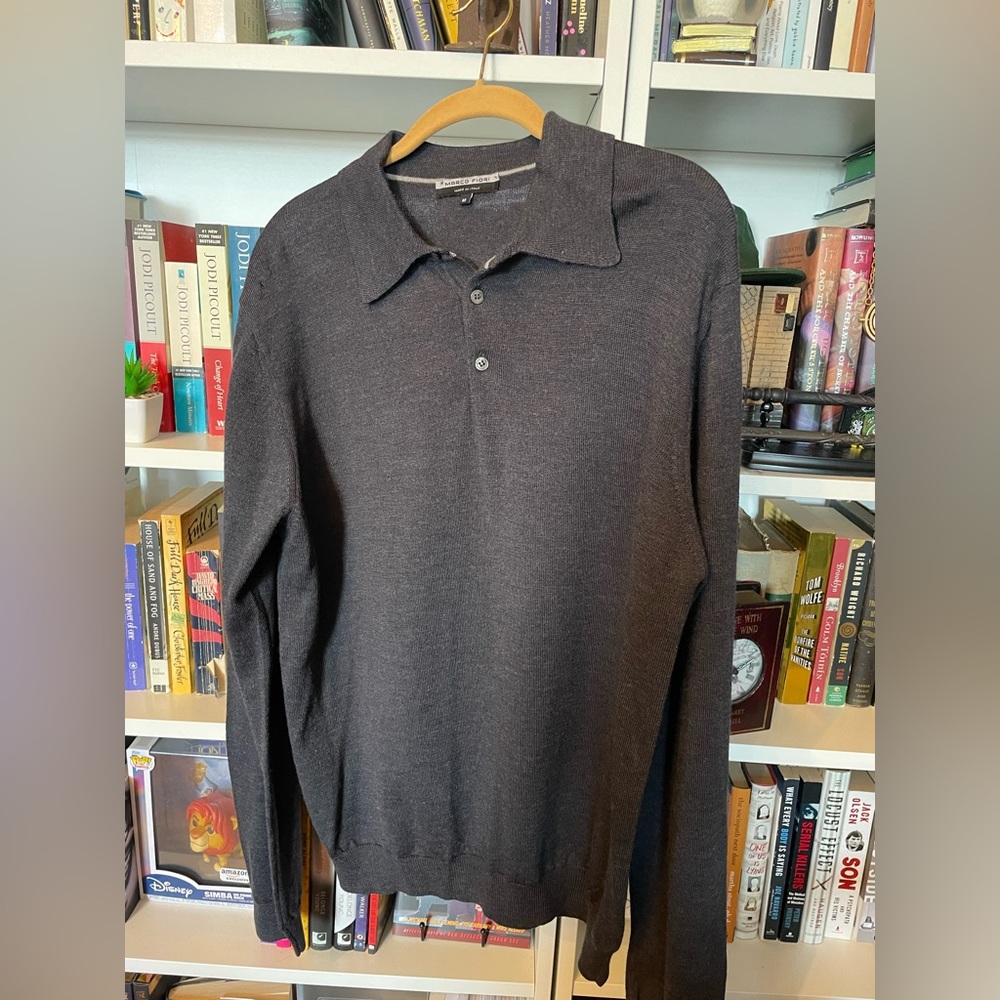 Marco Fiori Men’s Charcoal Gray Sweater